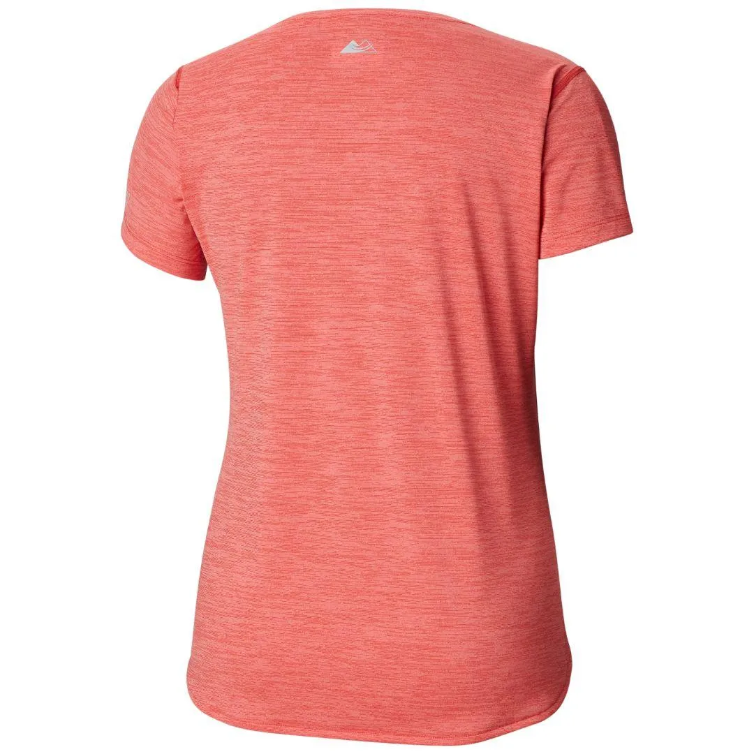 Columbia Women Red Trinity Trail 2.0 Graphic Short Sleeve T-Shirt