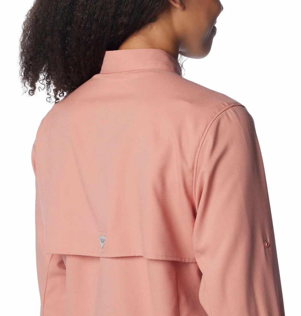 Columbia Women Red Womens Tamiami II LS Shirt