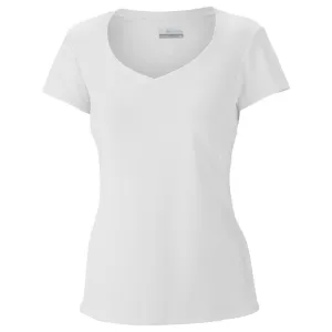 Columbia Women White Innisfree Short Sleeve T-Shirt