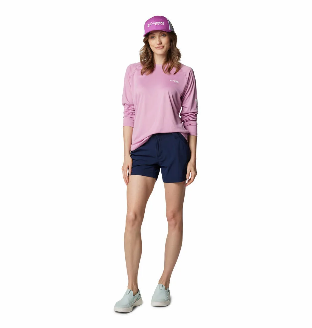 Columbia Womens Purple Tidal Tee II Long Sleeve