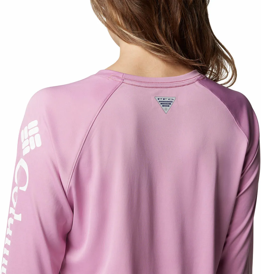 Columbia Womens Purple Tidal Tee II Long Sleeve