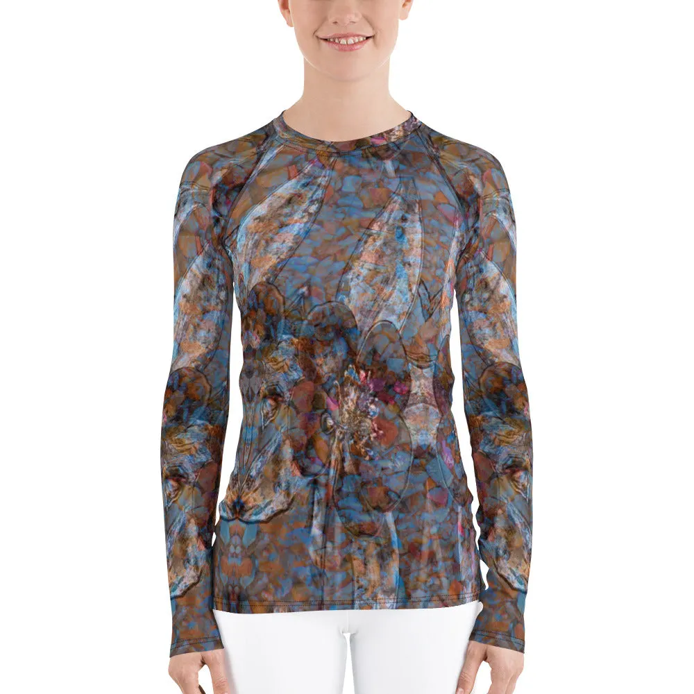 Columbine Flowers Women's Long Sleeve Top