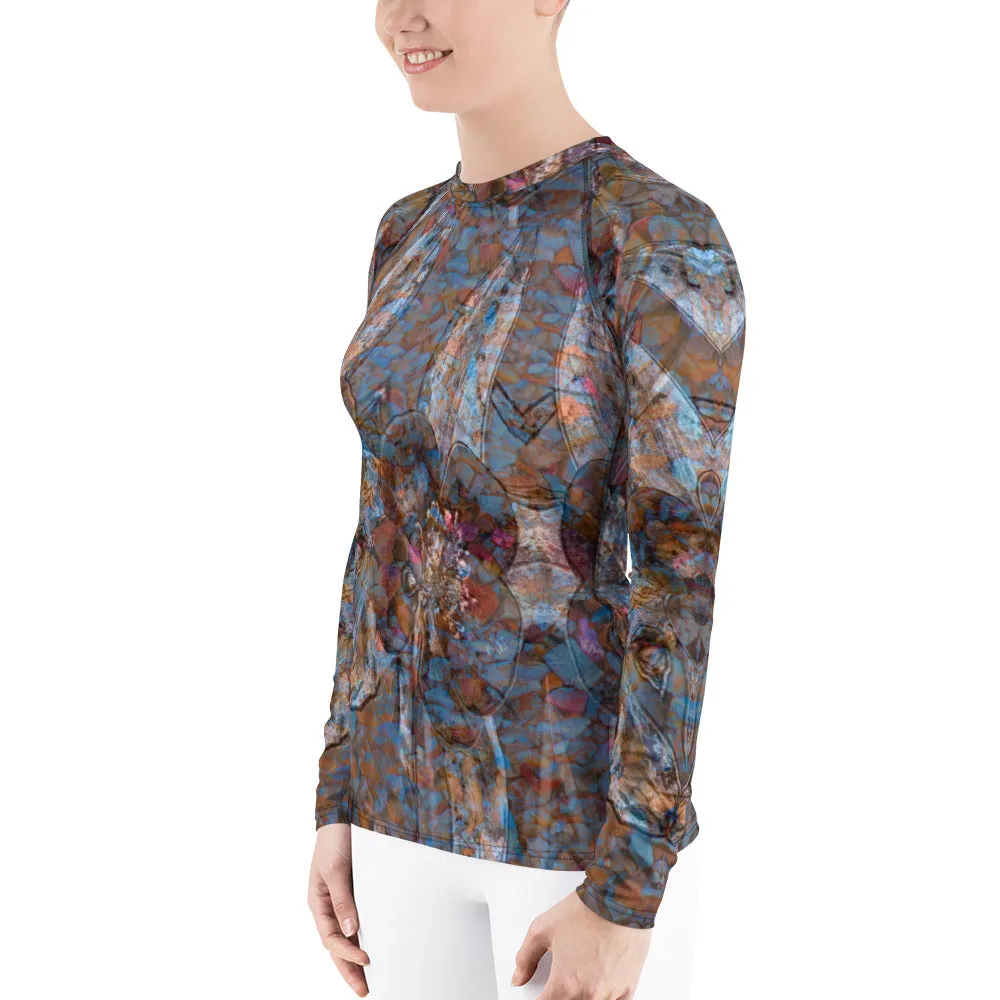 Columbine Flowers Women's Long Sleeve Top