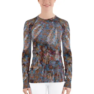 Columbine Flowers Women's Long Sleeve Top