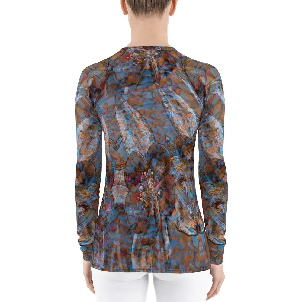 Columbine Flowers Women's Long Sleeve Top