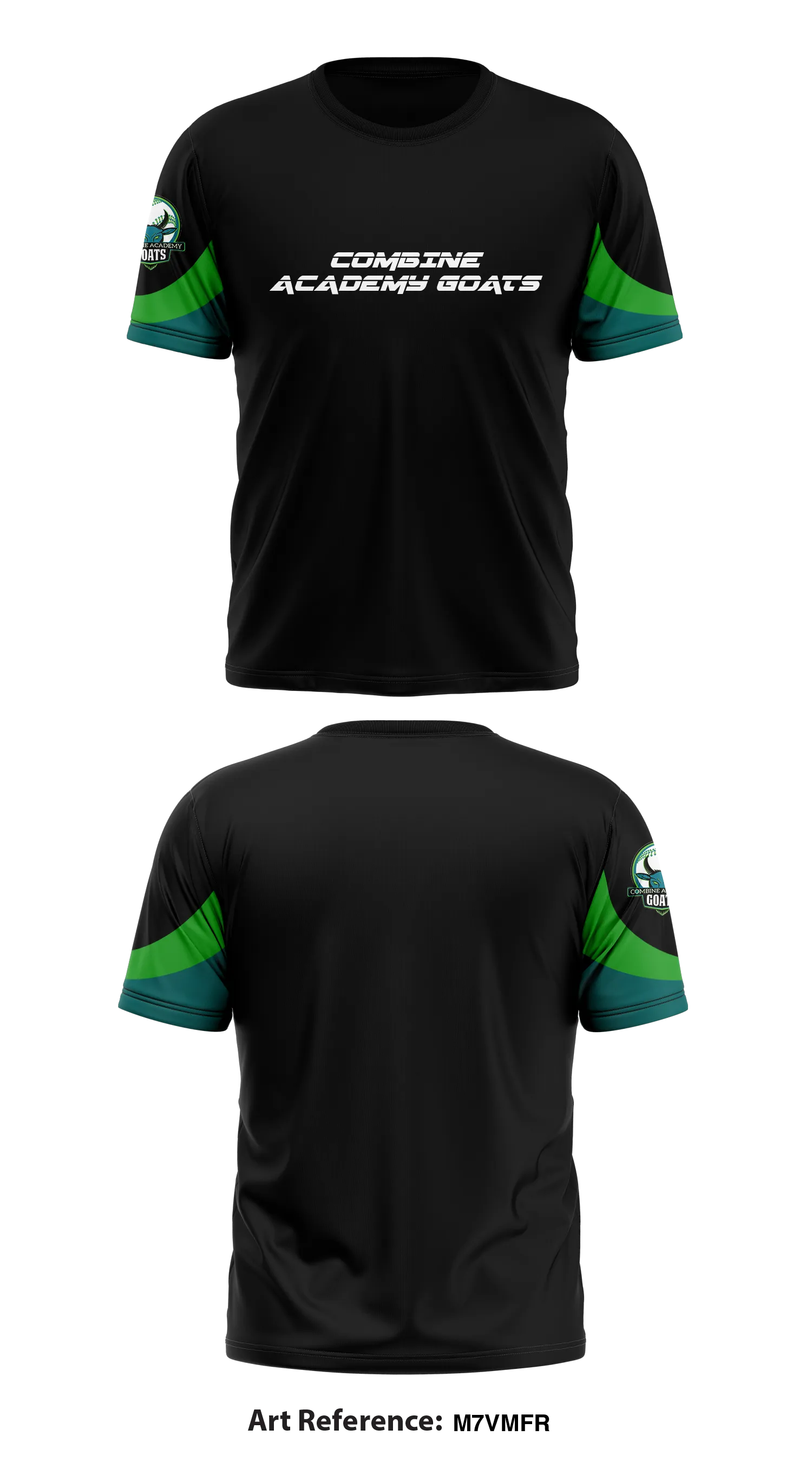 Combine Academy Goats Store 1 Core Men's SS Performance Tee - m7VMFr