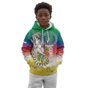 Comoros Kid Hoodie Mongoose Lemur With Ylang Ylang LT15