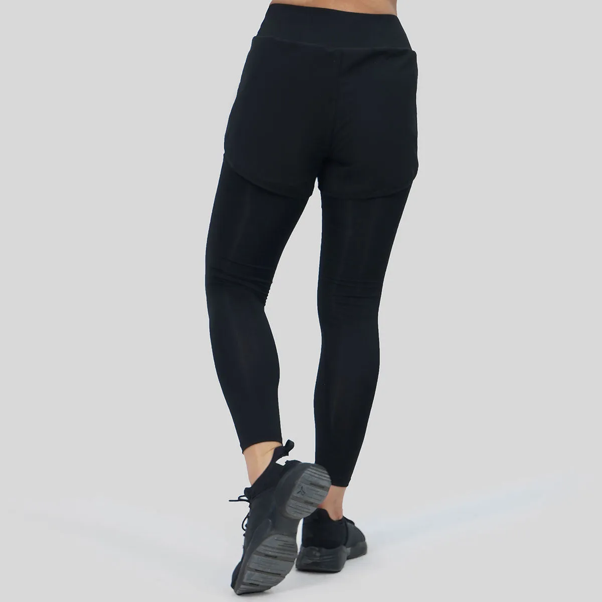 Compression Leggings Shorts (Black)