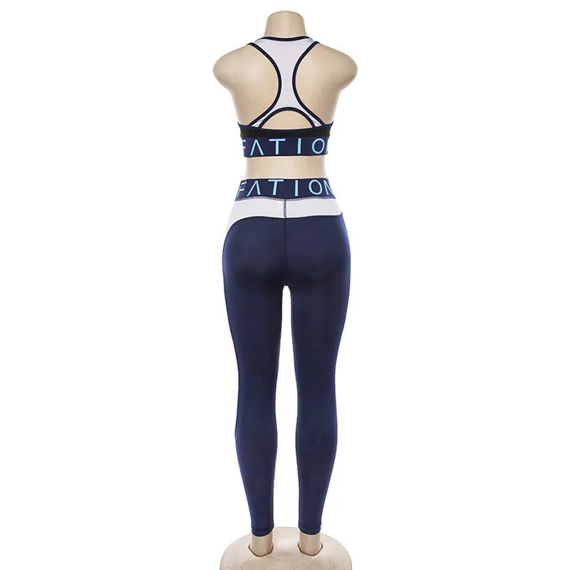 Contrast Yoga Fitness Set fashion