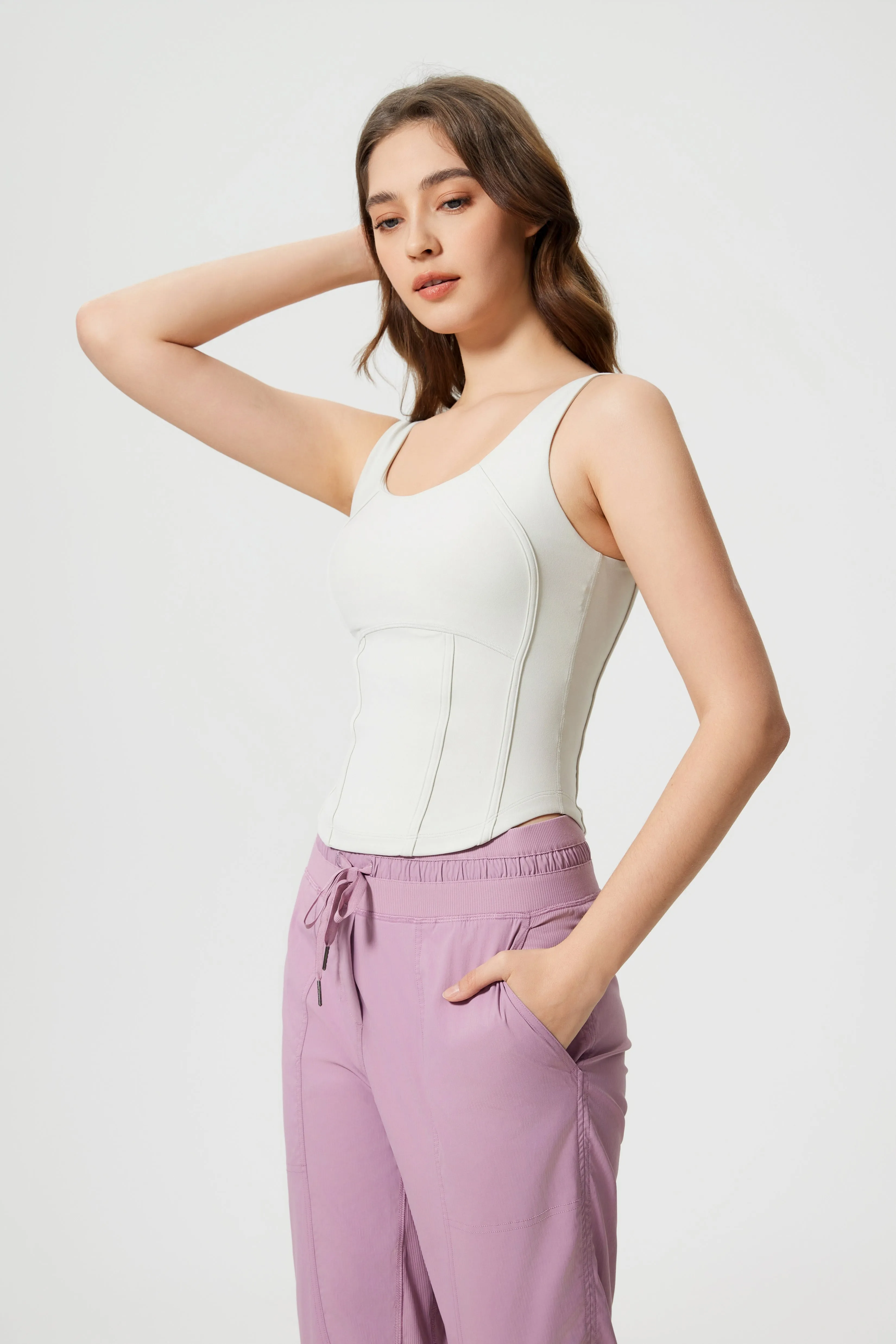 Cooling & Buttery Soft Corset Padded Top