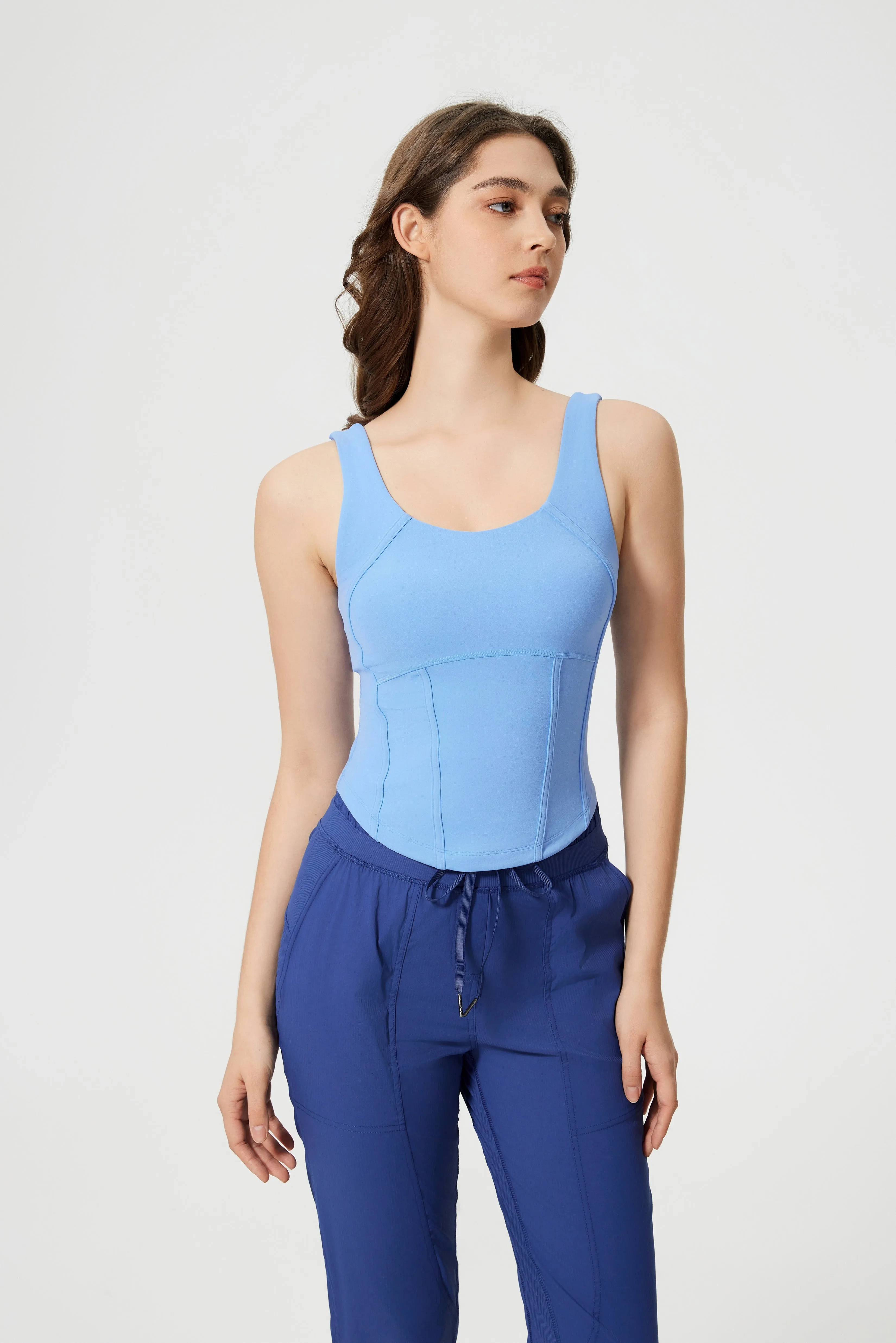 Cooling & Buttery Soft Corset Padded Top