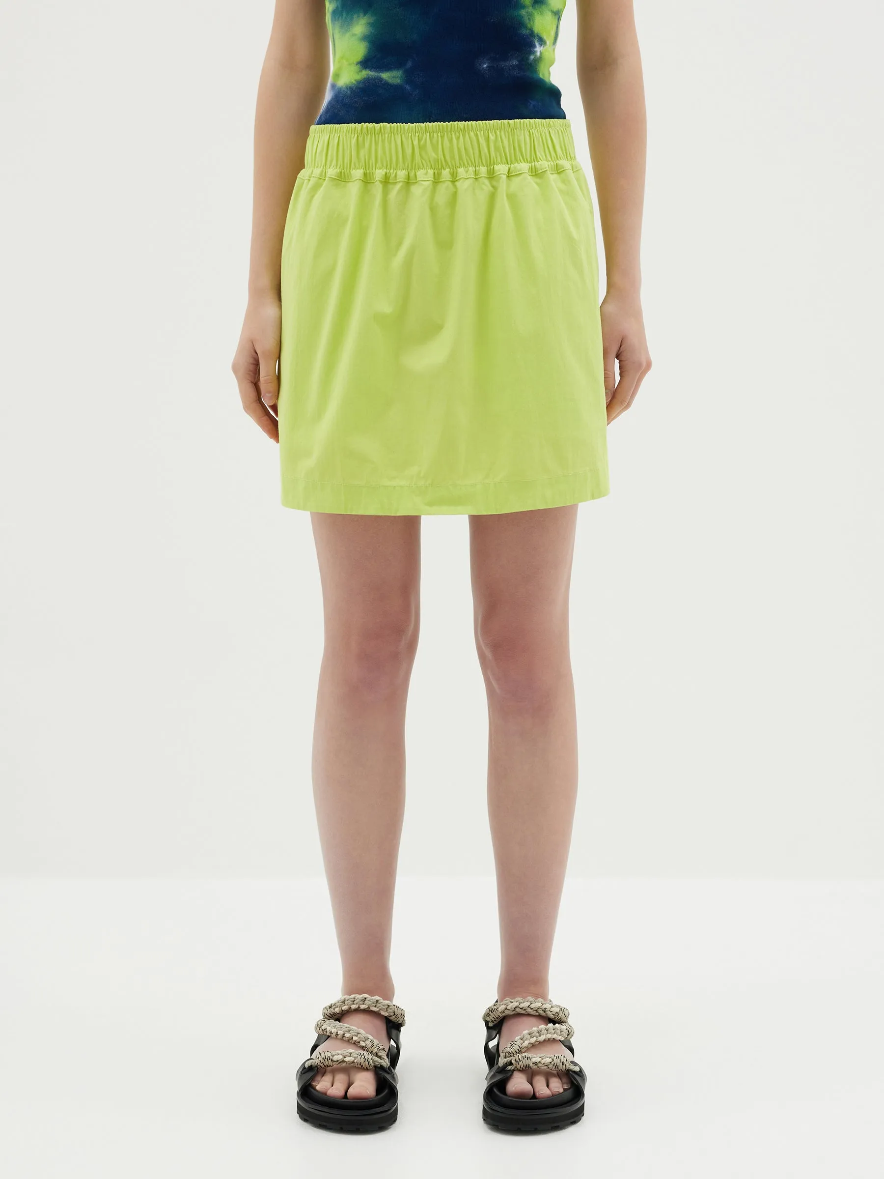 Cotton Canvas Tennis Skirt