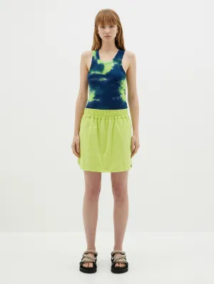 Cotton Canvas Tennis Skirt