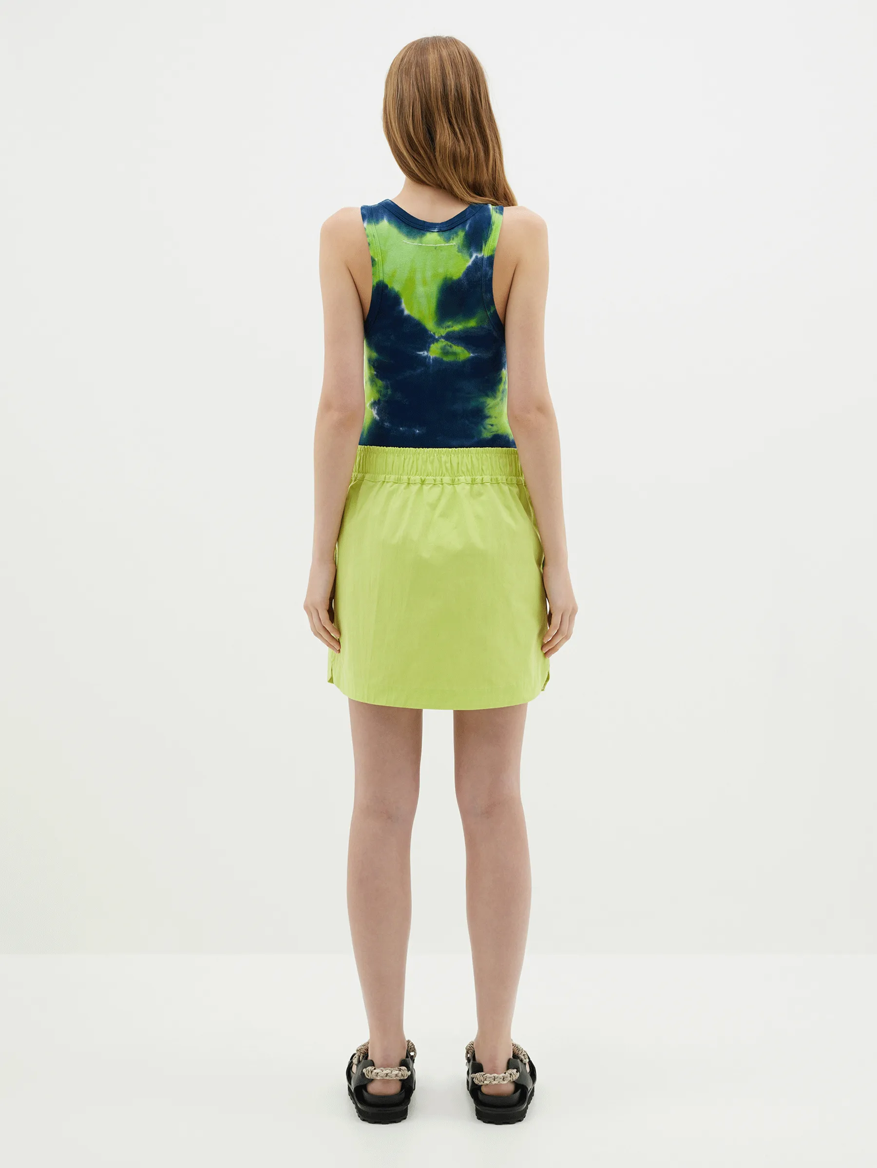 Cotton Canvas Tennis Skirt