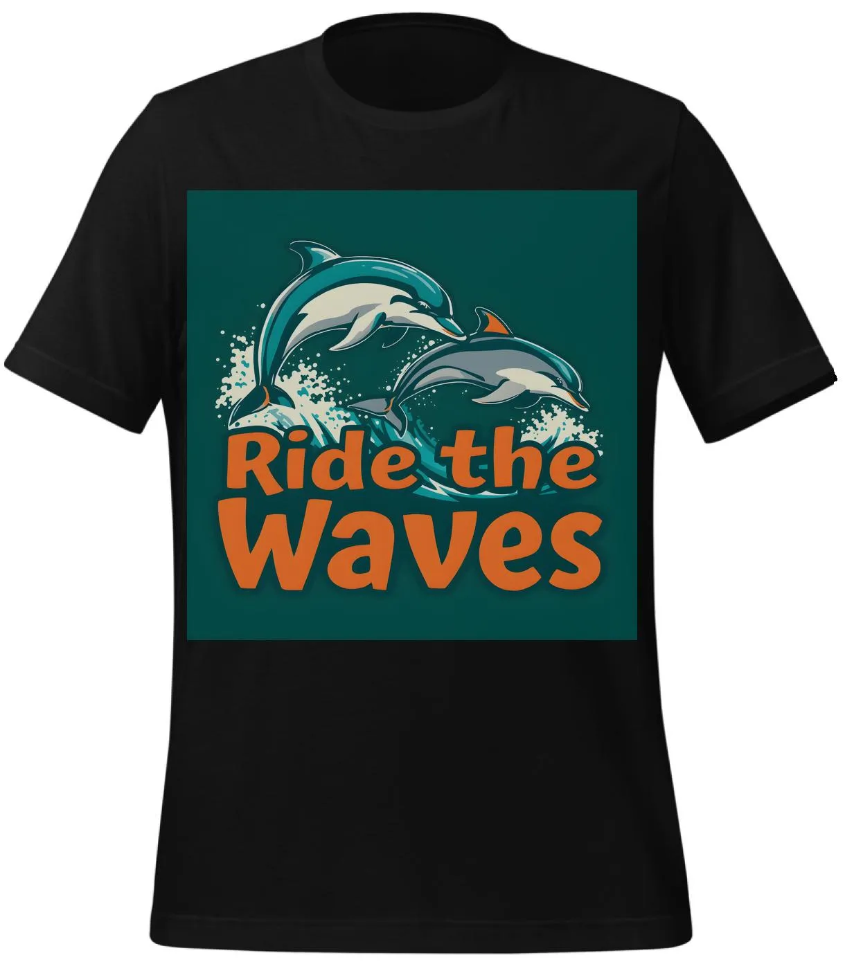 cruise t shirts: Dolphins Ride the Waves | Classic T-Shirt (Unisex)