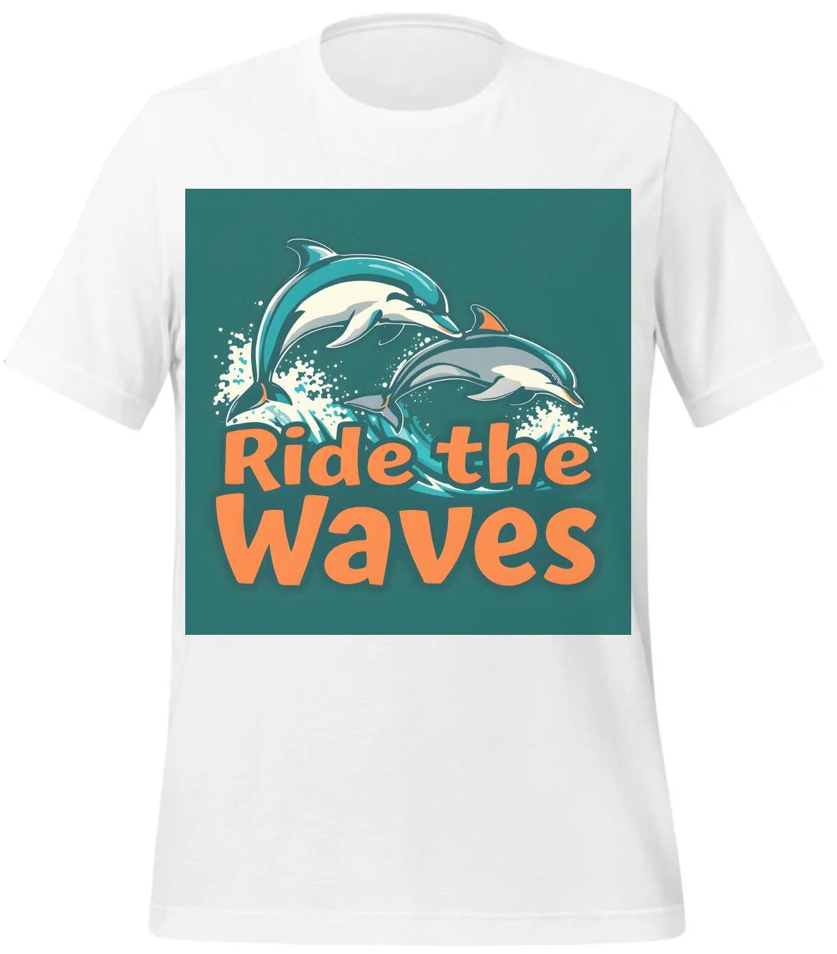 cruise t shirts: Dolphins Ride the Waves | Classic T-Shirt (Unisex)
