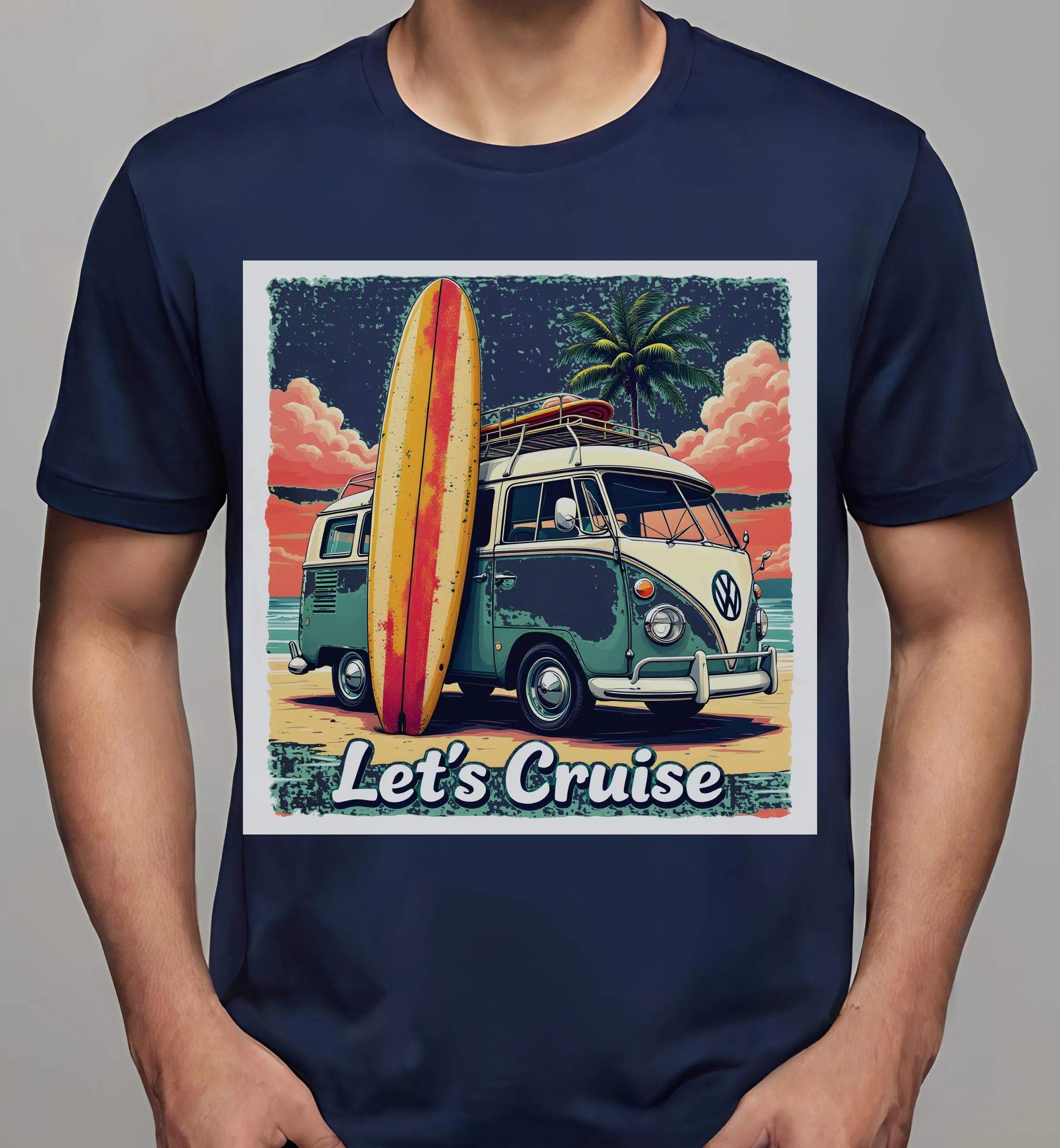 cruise t shirts: Vintage Surfboard Dream | Classic T-Shirt (Unisex)