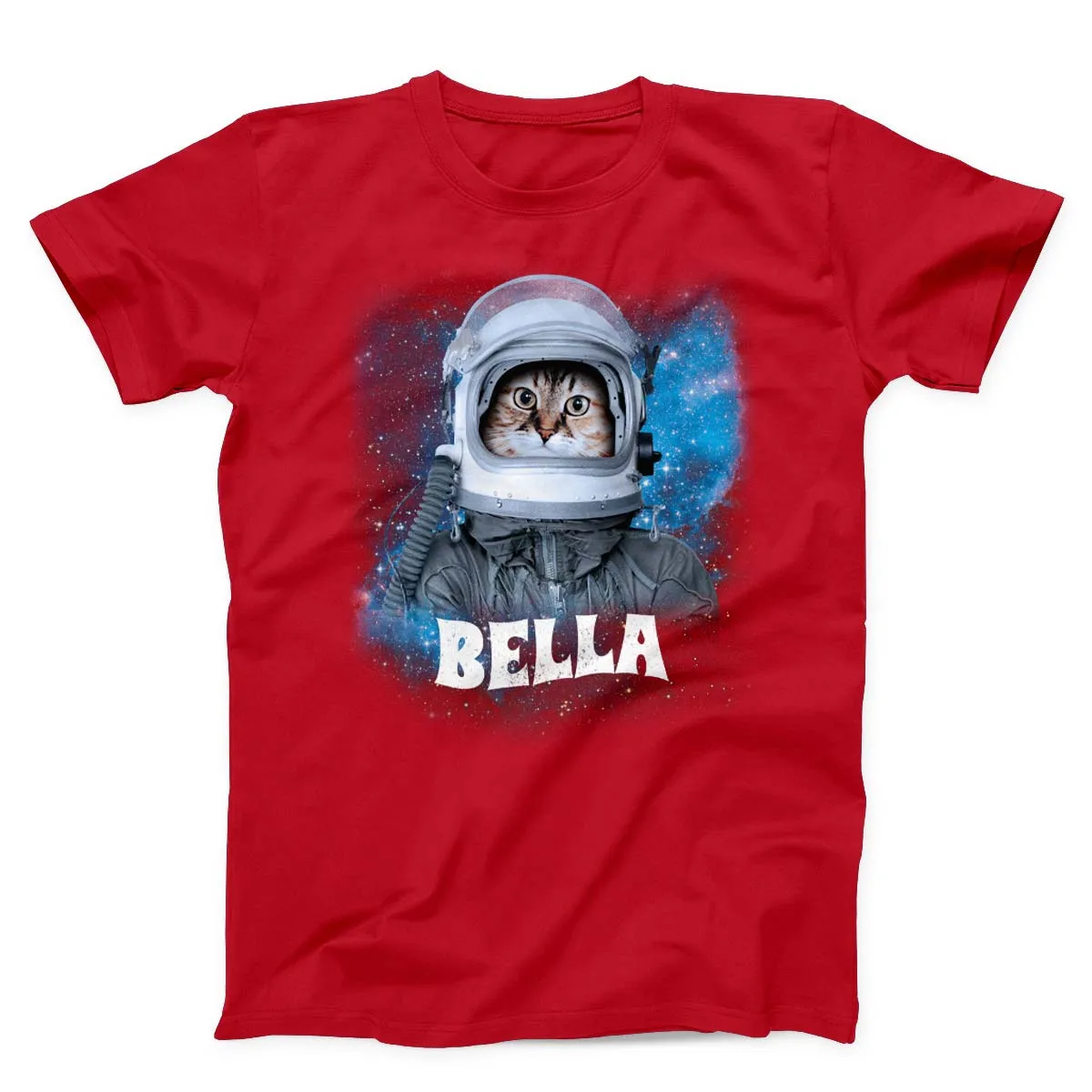 Custom Astronaut Cat In Space T-shirt