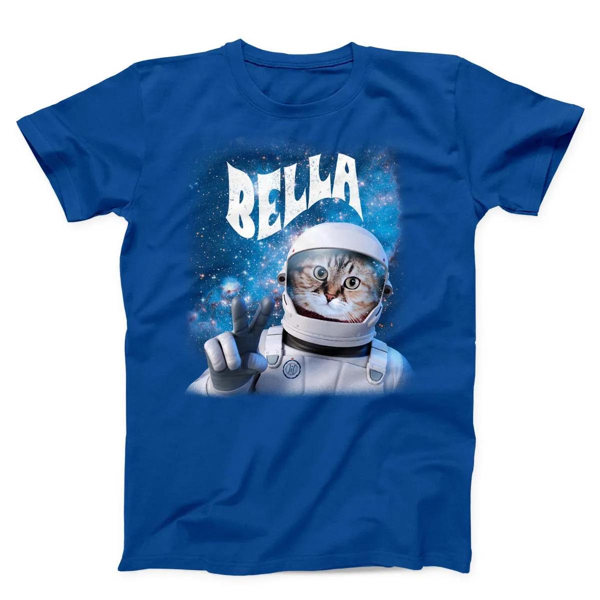 Custom Astronaut Cat In Space T-shirt