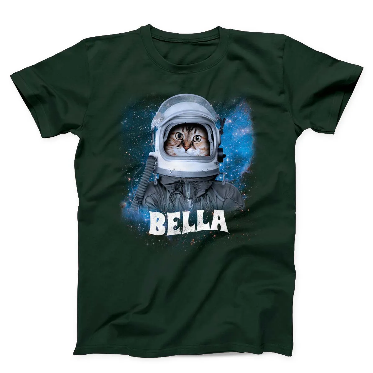Custom Astronaut Cat In Space T-shirt