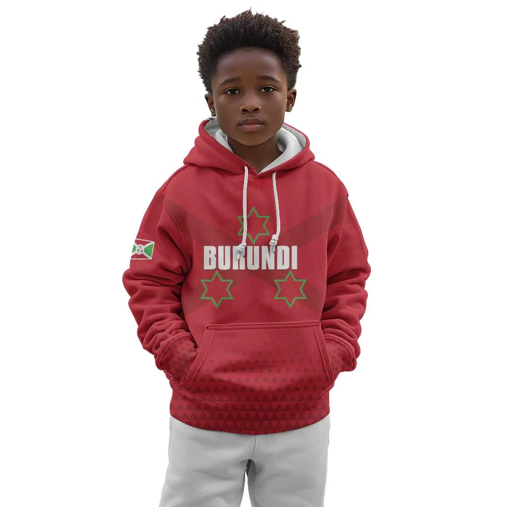 Custom Burundi Football Kid Hoodie Go Intamba Go LT15