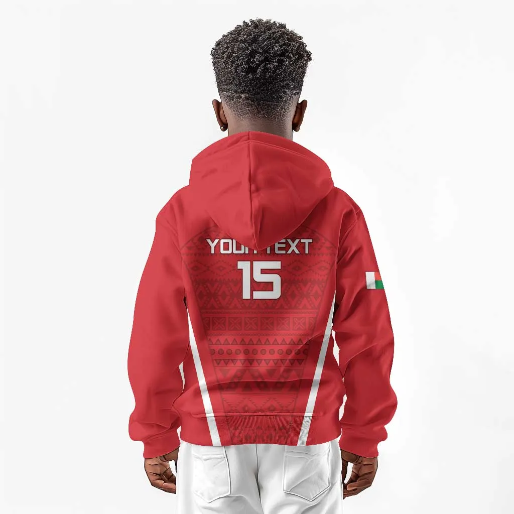 Custom Madagascar Football Kid Hoodie Go Champions LT15