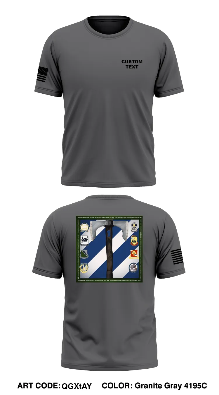 CUSTOM - Raider BDE, 3ID Store 1  Core Men's SS Performance Tee - QGXtAY