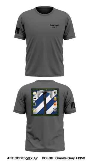 CUSTOM - Raider BDE, 3ID Store 1  Core Men's SS Performance Tee - QGXtAY