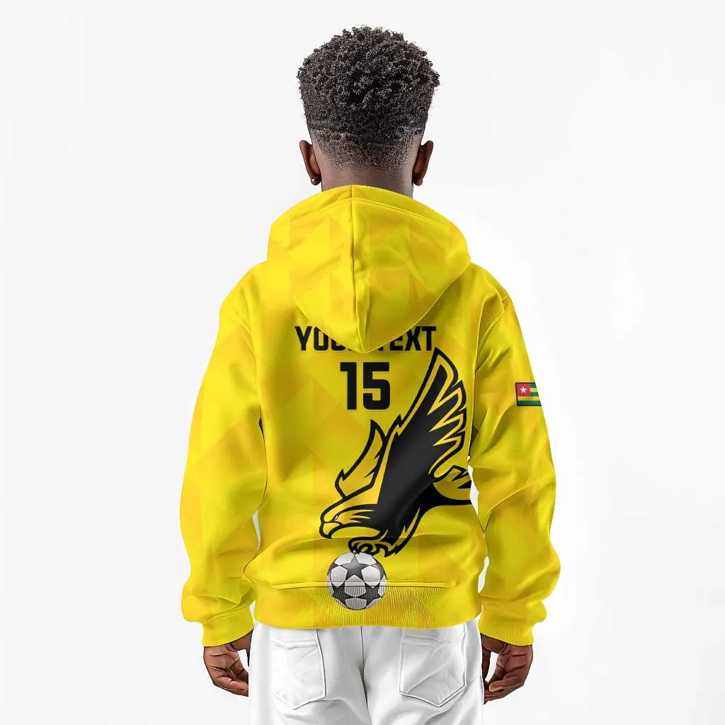 Custom Togo Football Kid Hoodie Go Champions LT15