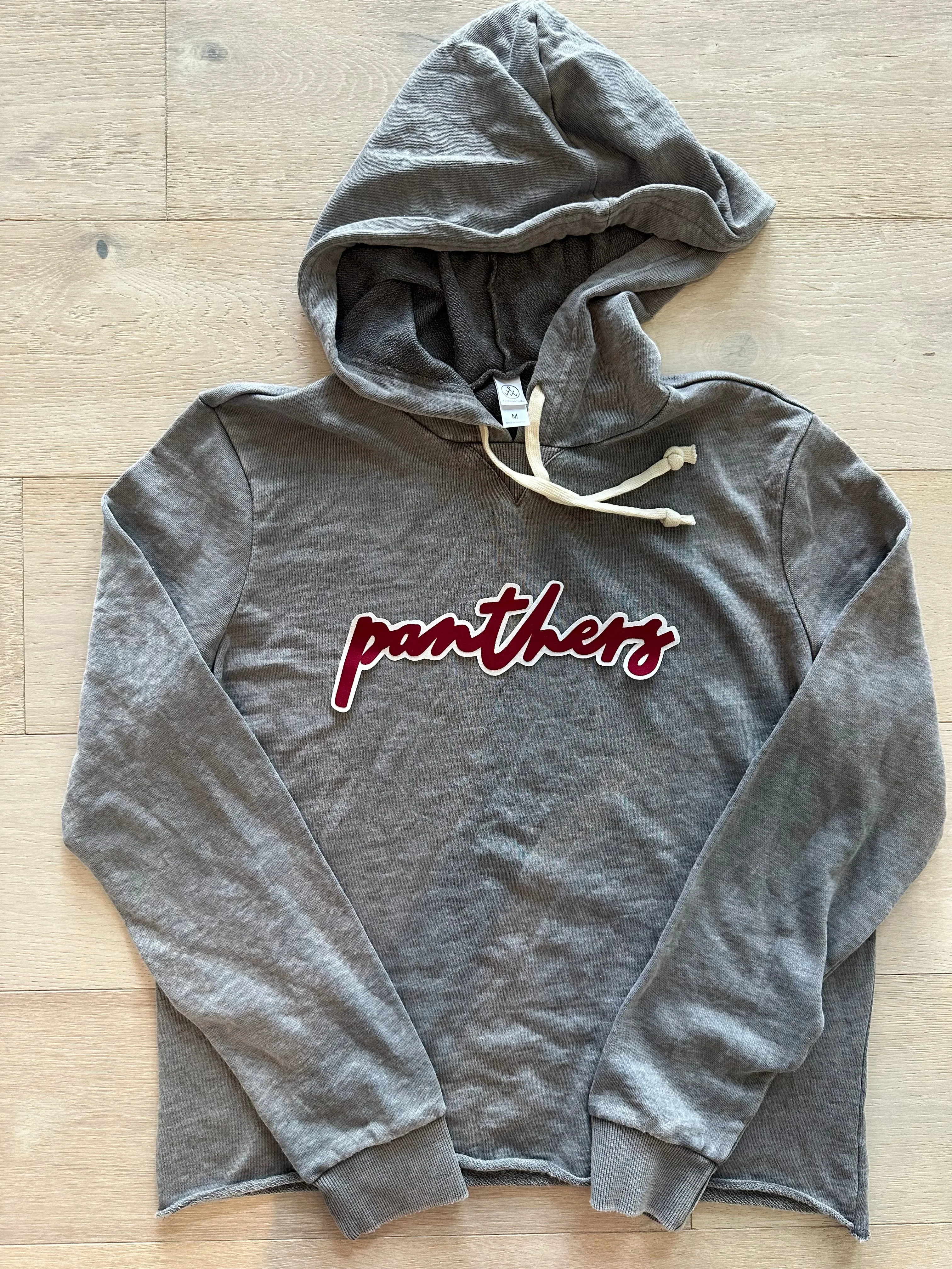 DAINTY PANTHERS - GREY LIGHTWEIGHT HOODIE