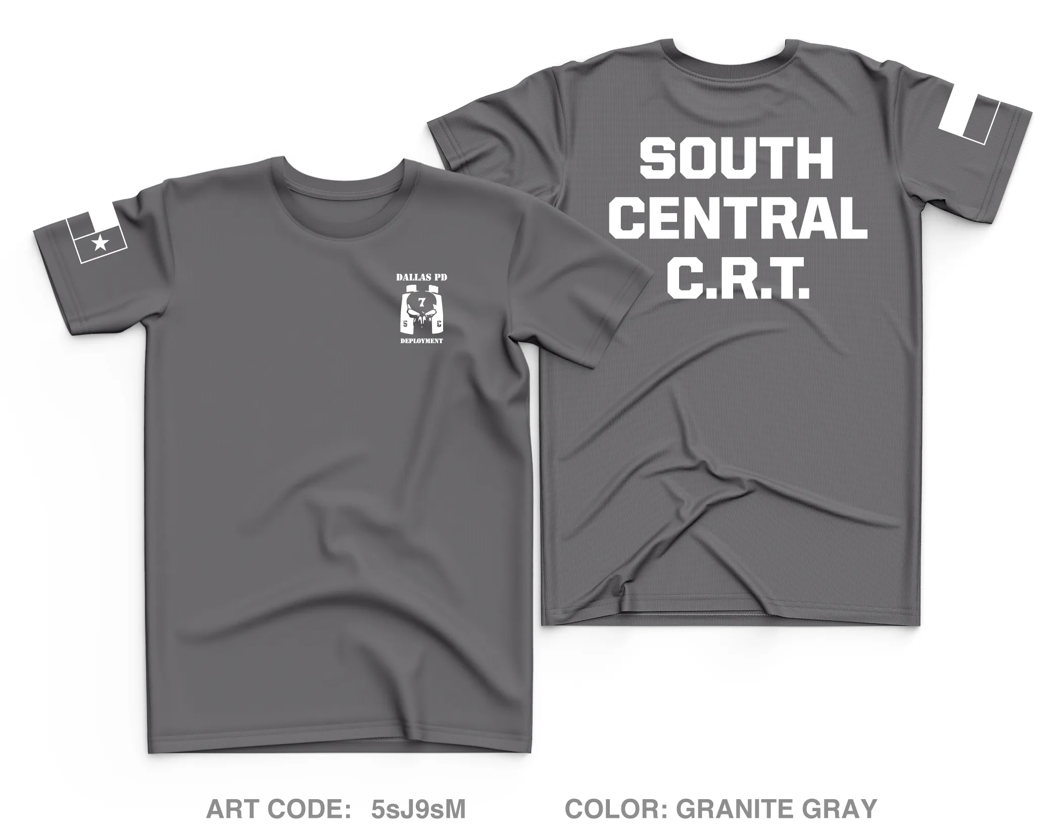 Dallas PD Store 1 Core Men's SS Performance Tee - 5sJ9sM