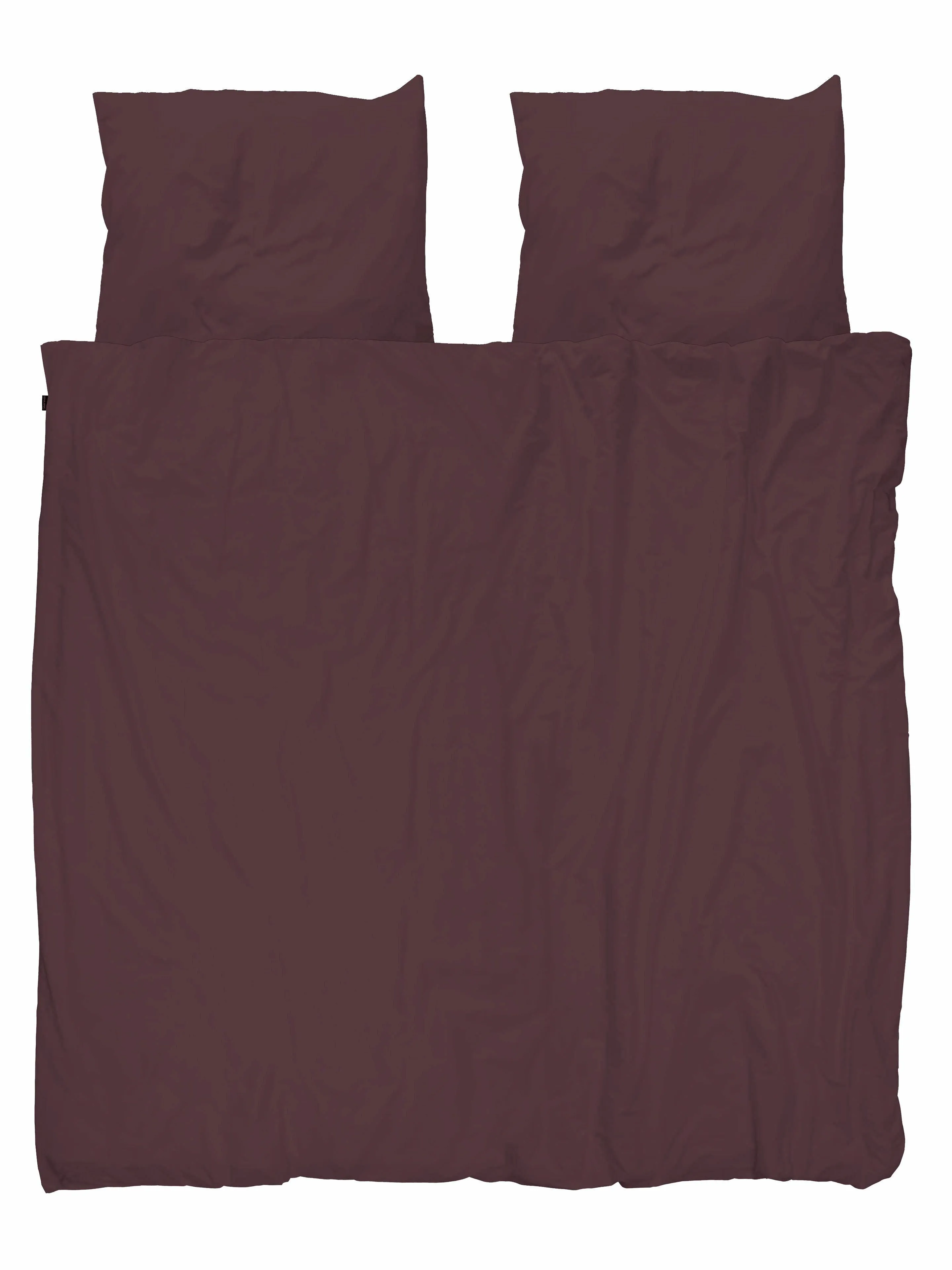 Dark Brown dekbedovertrek flanel