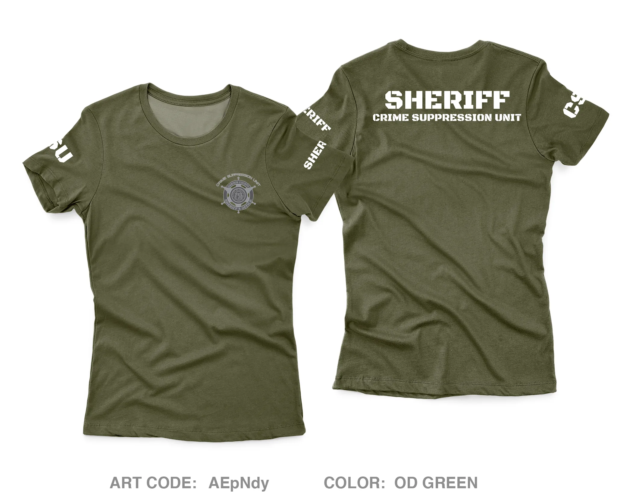 DCSO Crime Suppression Unit Store 1 Core Women's SS Performance Tee - AEpNdy
