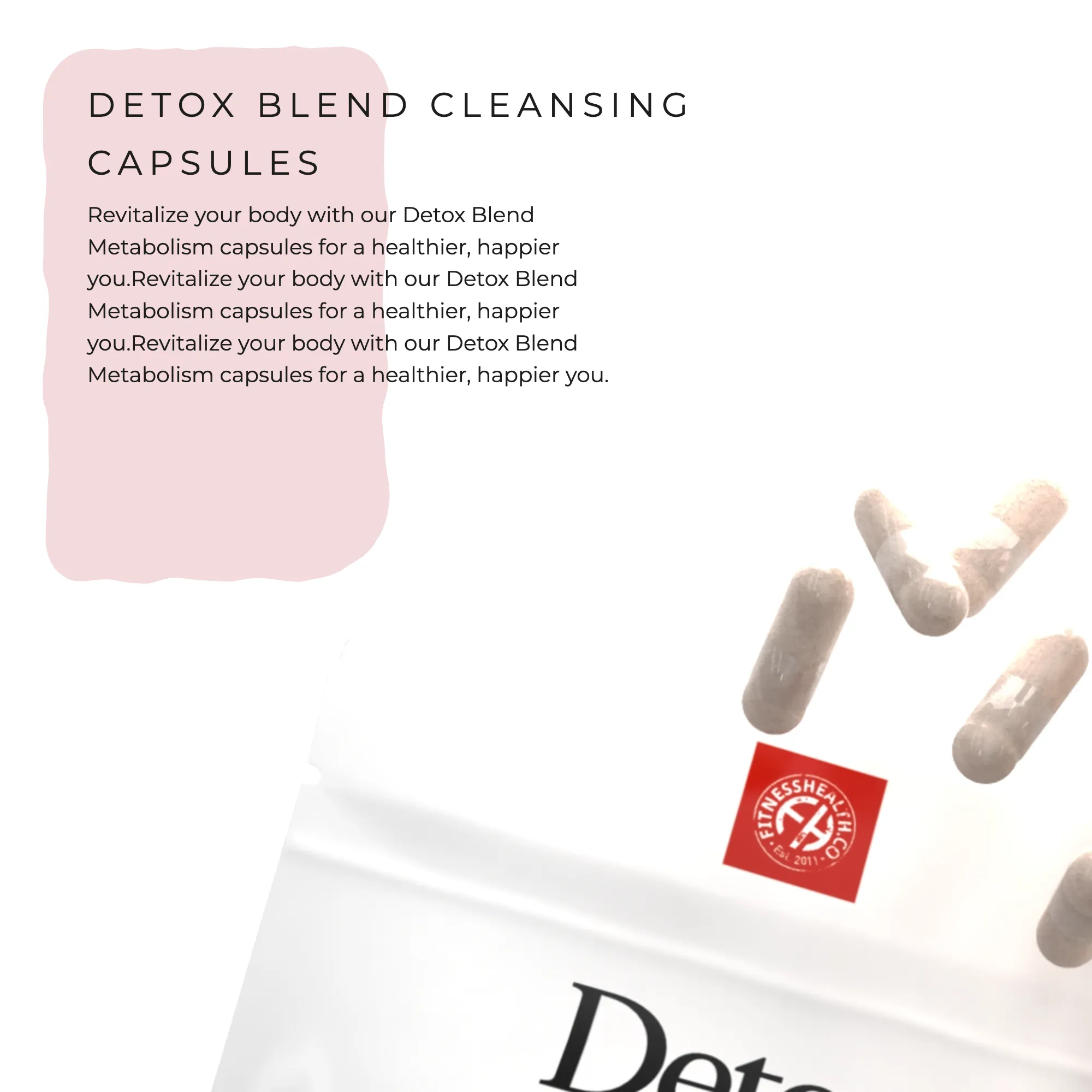 Detox Blend Cleansing Capsules | Detoxification & Cleanse