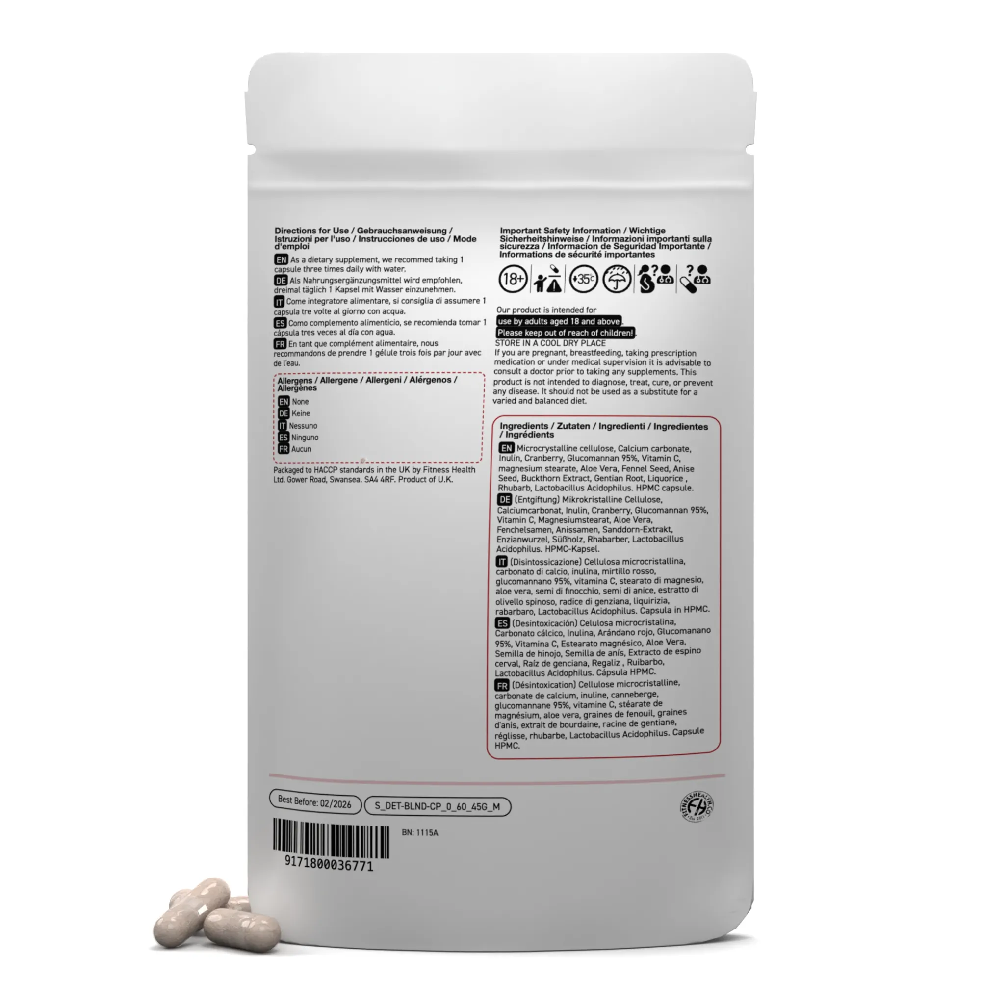 Detox Blend Cleansing Capsules | Detoxification & Cleanse