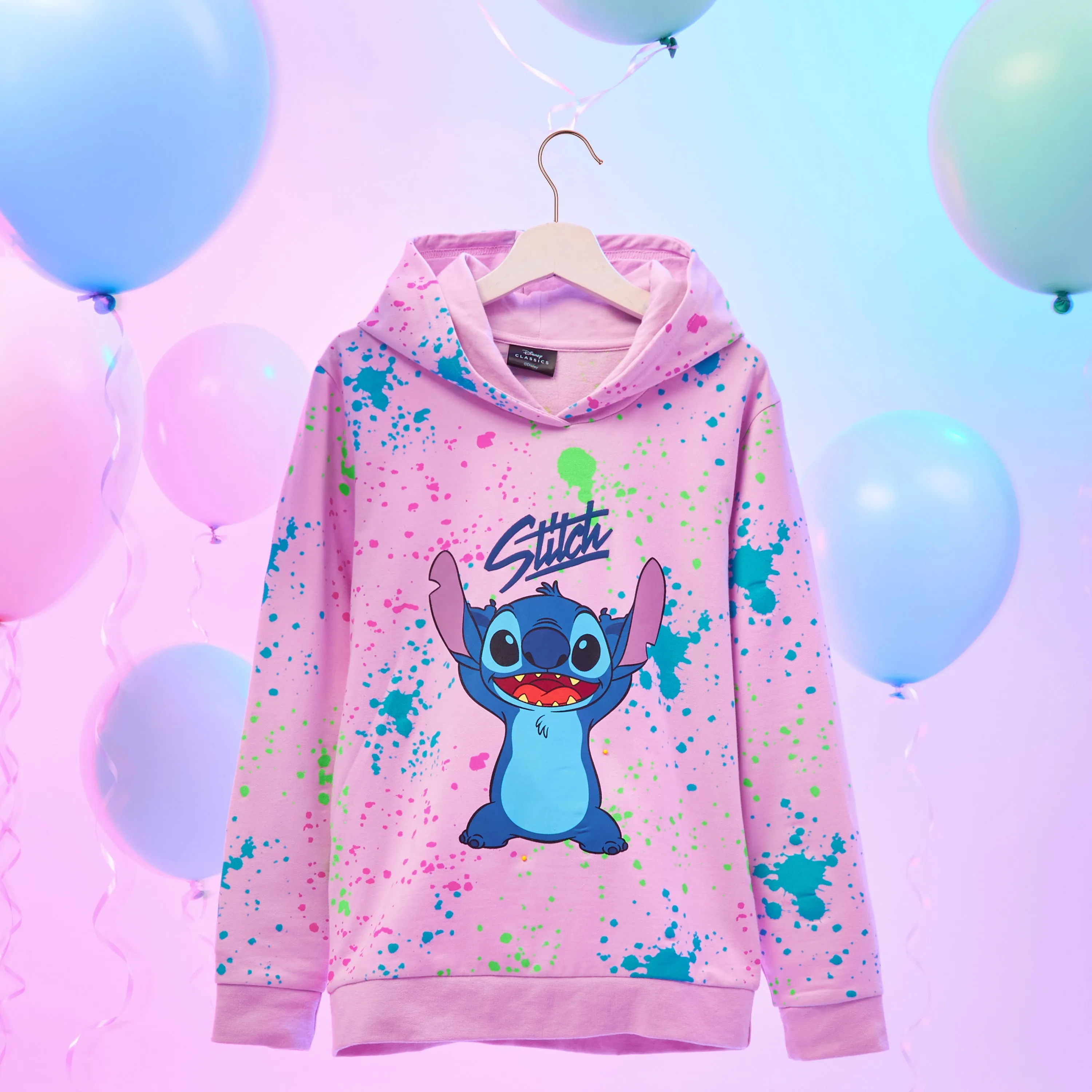 Disney Stitch Hoodie for Girls Teens, Warm Hooded Sweatshirt Soft Fashion Jumper Casual Activewear Long Sleeve Pullover Stitch Gifts