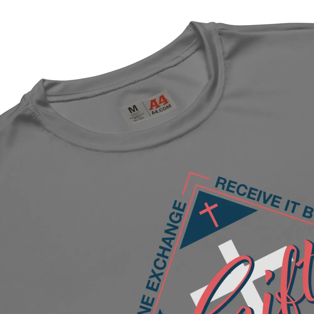 Divine Exchange - Unisex performance crew neck t-shirt