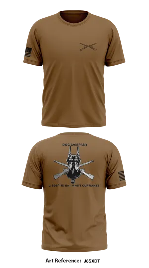 Dog Company, 2-506 IN Store 1 Core Men's SS Performance Tee - J8sXDt