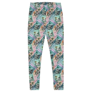 Dominican Pesos All-Over Print Leggings