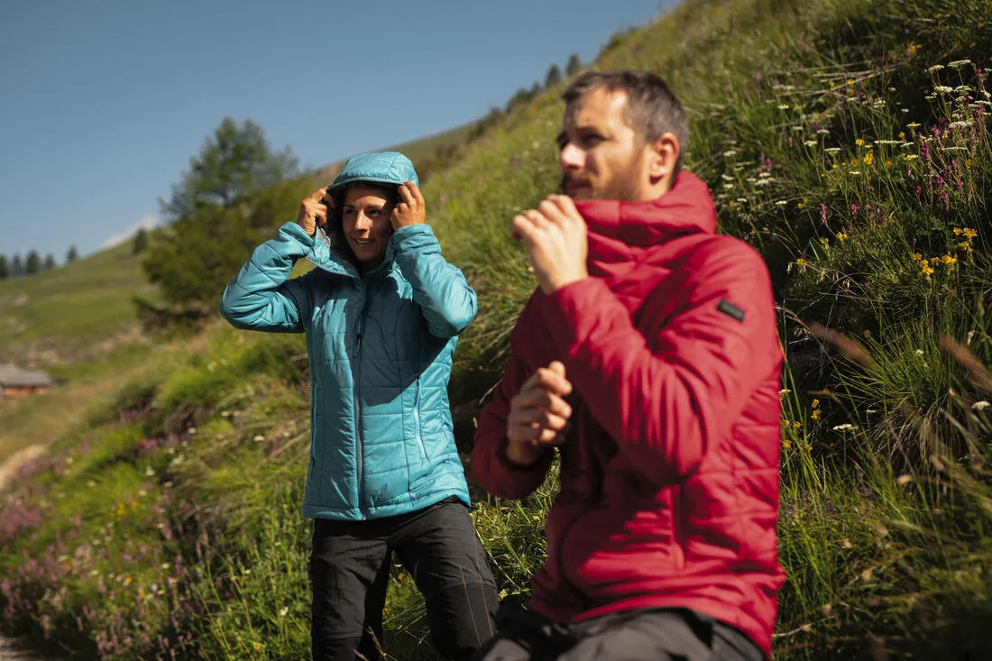 Doudoune synthétique à capuche de trek montagne - MT100 -5 °C - Femme