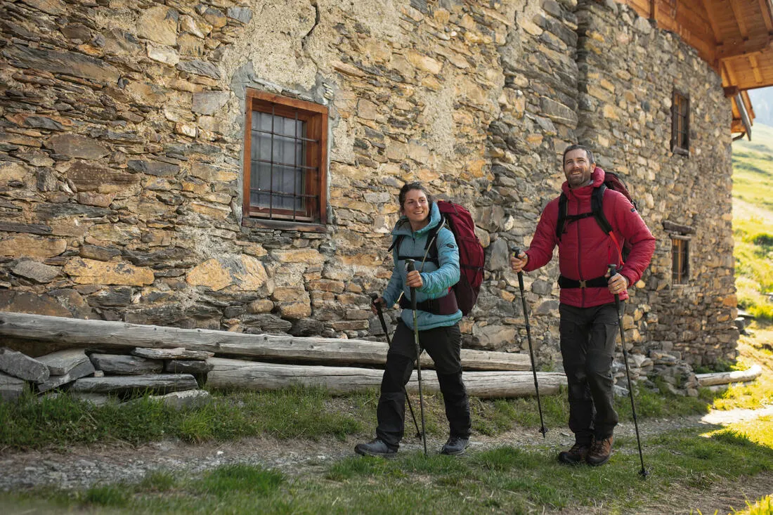 Doudoune synthétique à capuche de trek montagne - MT100 -5 °C - Femme