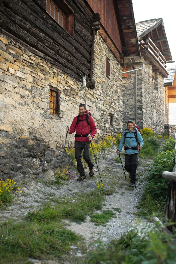 Doudoune synthétique à capuche de trek montagne - MT100 -5 °C - Femme