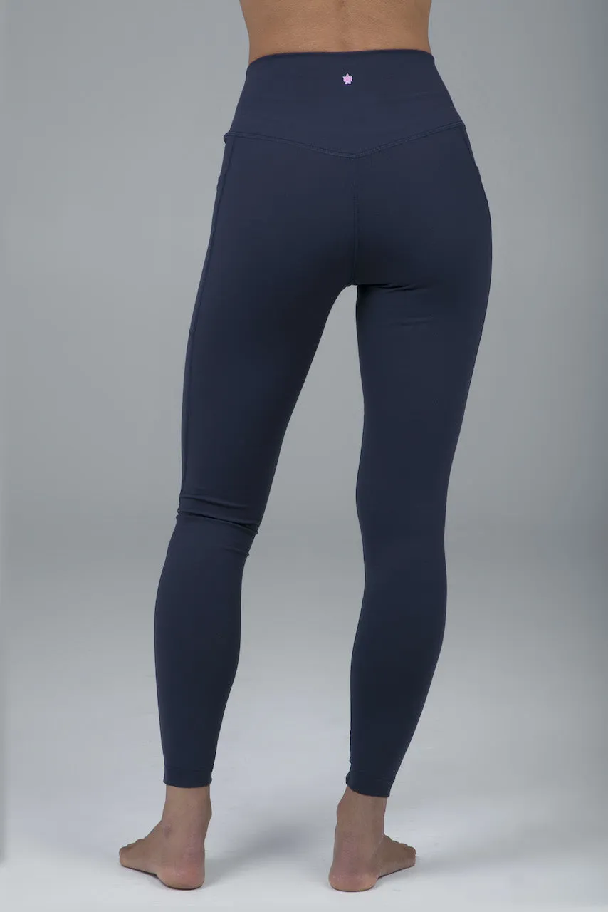 DUCHESS YOGA 7/8 LEGGING: MARINE NAVY