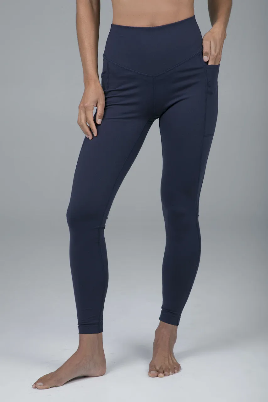 DUCHESS YOGA 7/8 LEGGING: MARINE NAVY