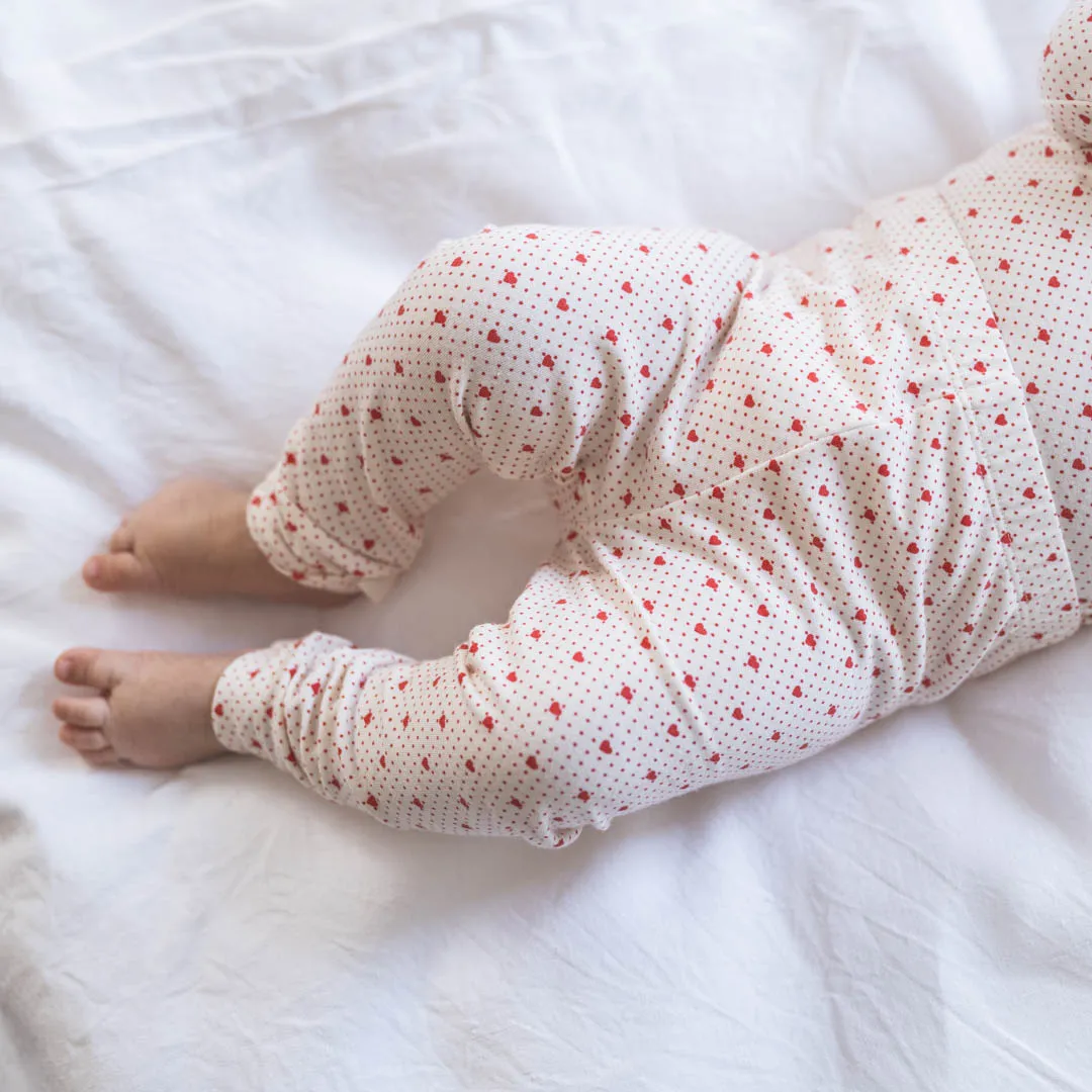 Elois leggings - Lots of love red