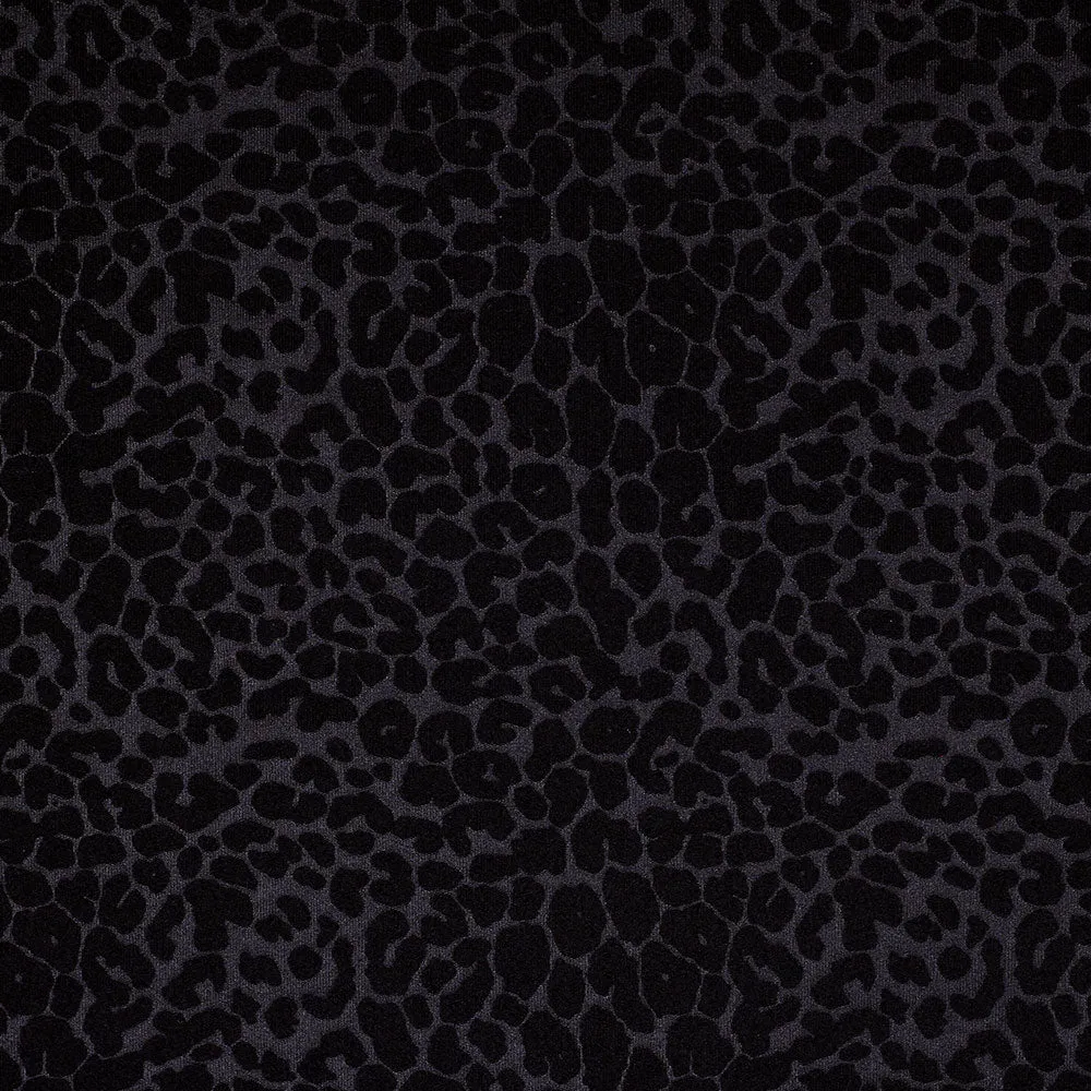 Embossed Leopard Interlock Sports / Poly Spandex / 240 GSM