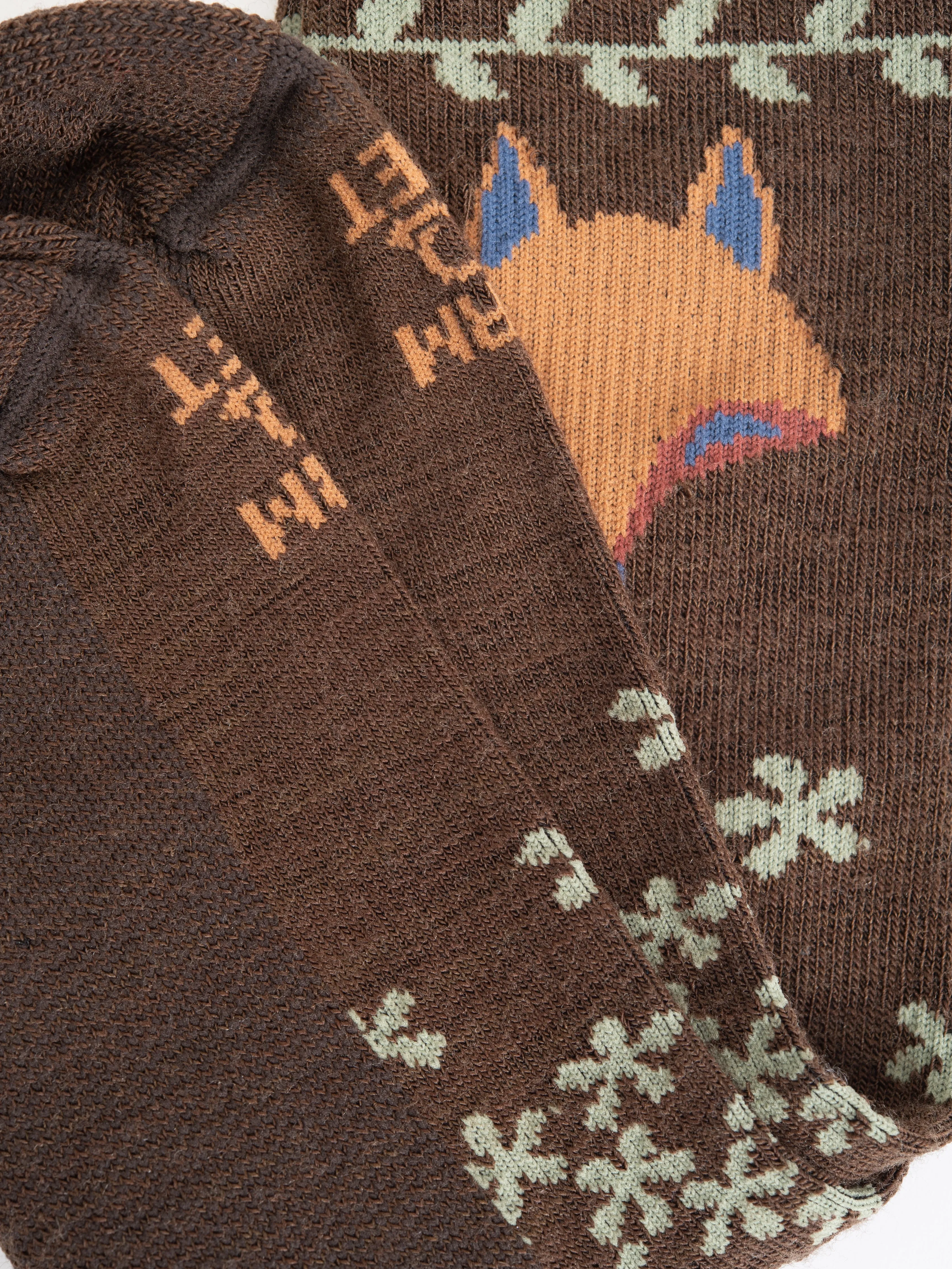 emeryville crew socks - turkish coffee