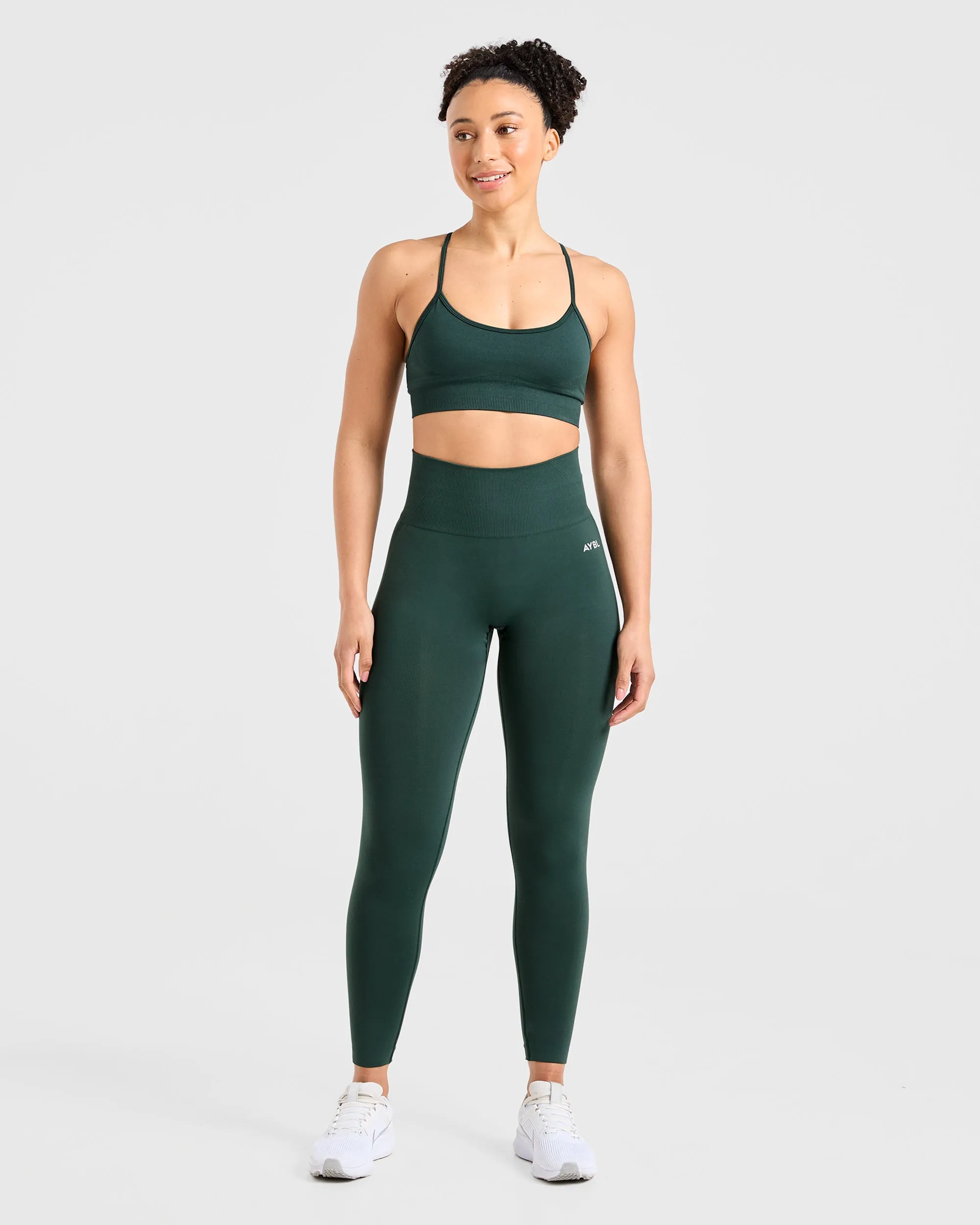 Empower Seamless Leggings - Dark Green