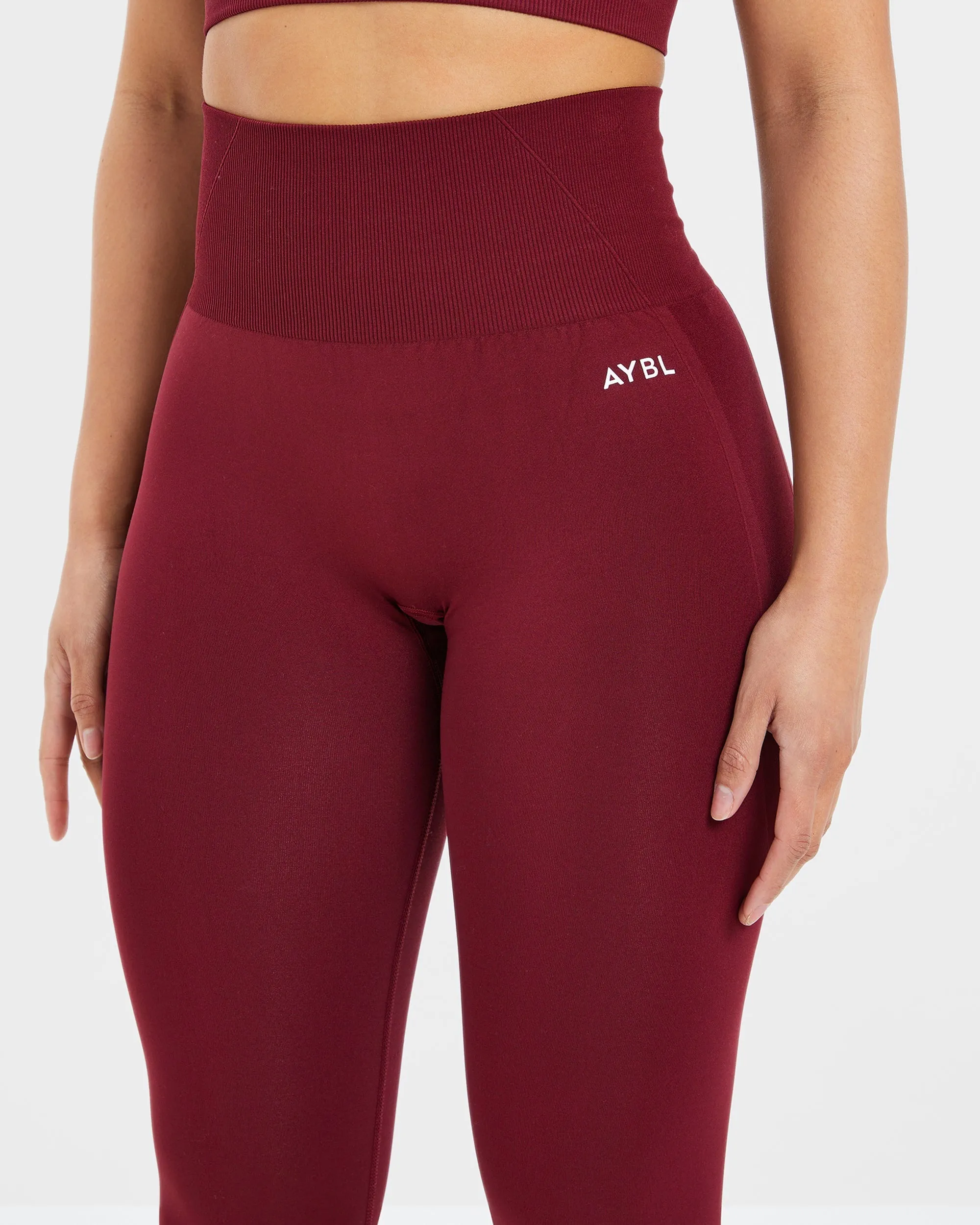 Empower Seamless Leggings - Red Wine