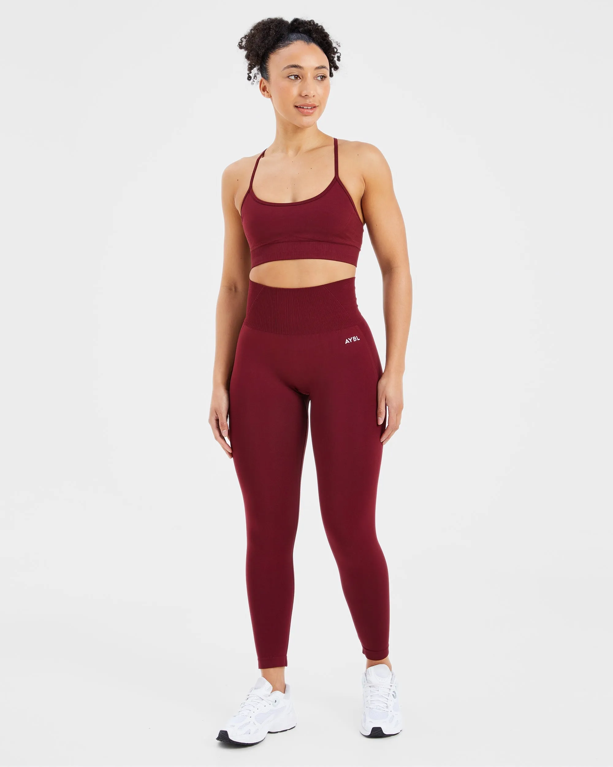 Empower Seamless Leggings - Red Wine